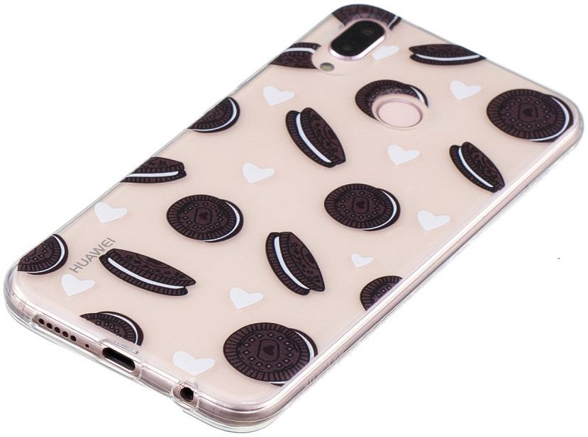 Huawei P20 Lite TPU Backcover met Koekjes Print afbeelding 3