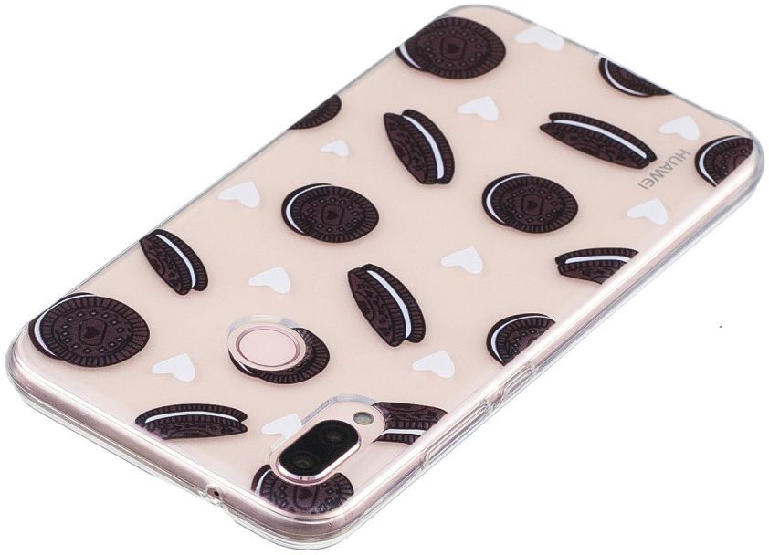 Huawei P20 Lite TPU Backcover met Koekjes Print afbeelding 4