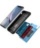 Spigen Slim Armor Card Holder Case Apple iPhone XR Hoesje Blauw
