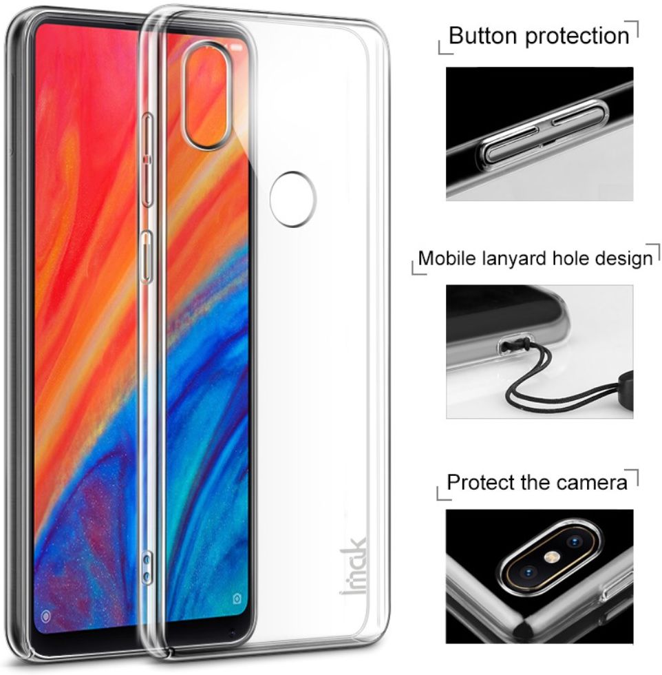 IMAK Crystal II Series Xiaomi Mi Mix 2S Hoesje Plastic Transparant afbeelding 5
