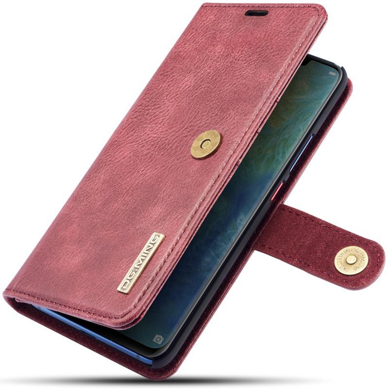 Huawei Mate 20 Pro Echt Leren 2-in-1 Portemonnee Hoesje Rood afbeelding 12