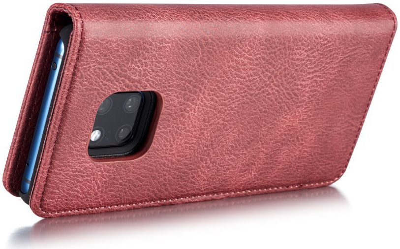Huawei Mate 20 Pro Echt Leren 2-in-1 Portemonnee Hoesje Rood afbeelding 7