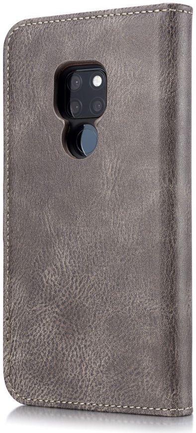 Huawei Mate 20 Echt Leren 2-in-1 Portemonnee Hoesje Grijs afbeelding 10