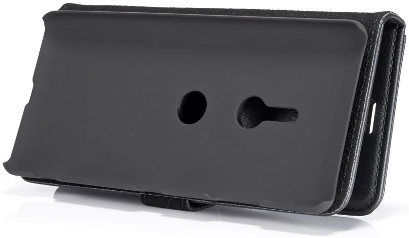 Sony Xperia XZ3 Echt Leren 2-in-1 Portemonnee Hoesje Zwart afbeelding 11