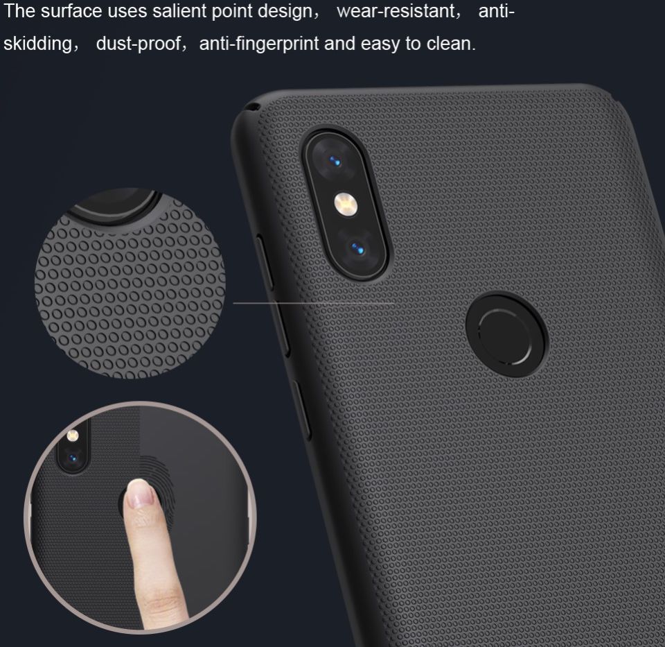Nillkin Super Frosted Shield Case Xiaomi Mi Mix 3 Zwart afbeelding 6