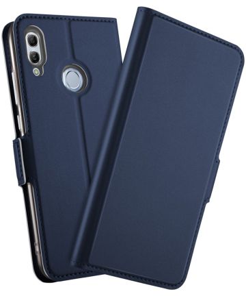 Huawei P Smart (2019) Luxe Portemonnee Hoesje Blauw Hoesjes