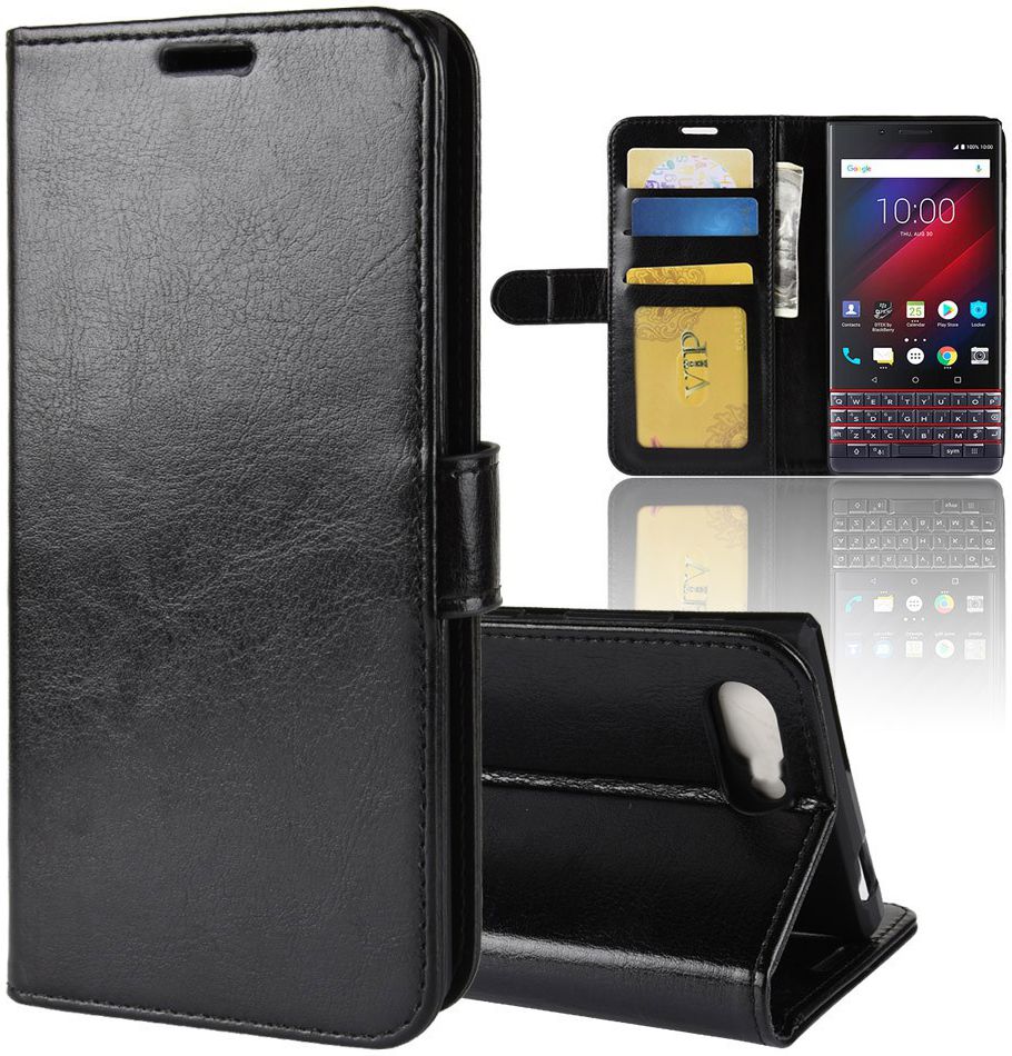 BlackBerry Key2 LE Portemonnee Hoesje Zwart afbeelding 6