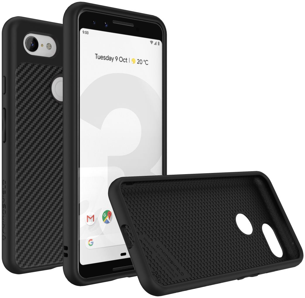 RhinoShield SolidSuit Carbon Fiber Google Pixel 3 Hoesje afbeelding 9