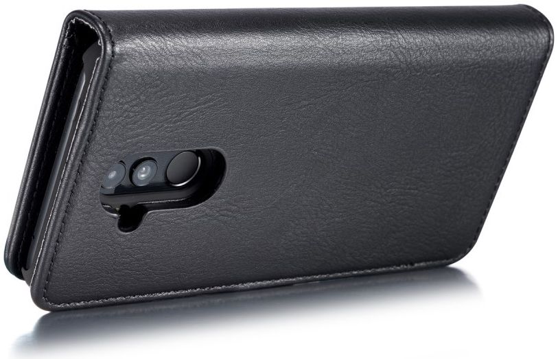 Huawei Mate 20 Lite Echt Leren 2-in-1 Portemonnee Hoesje Zwart afbeelding 11