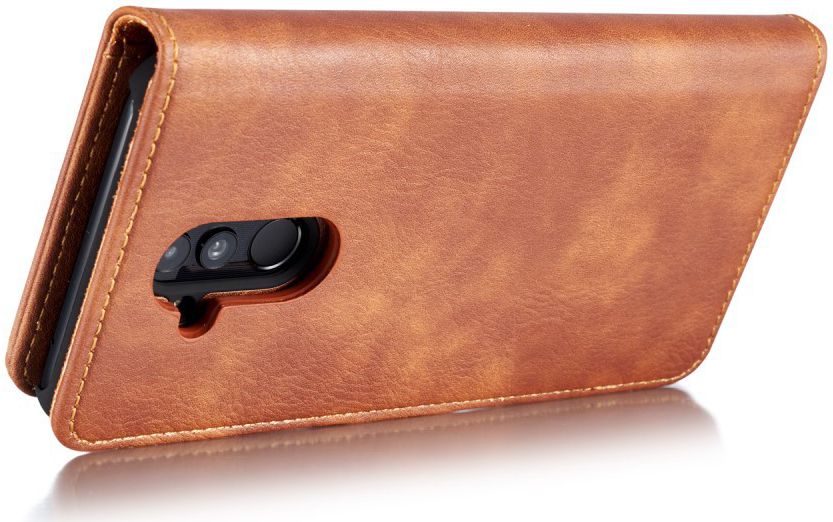 Huawei Mate 20 Lite Echt Leren 2-in-1 Portemonnee Hoesje Bruin afbeelding 10