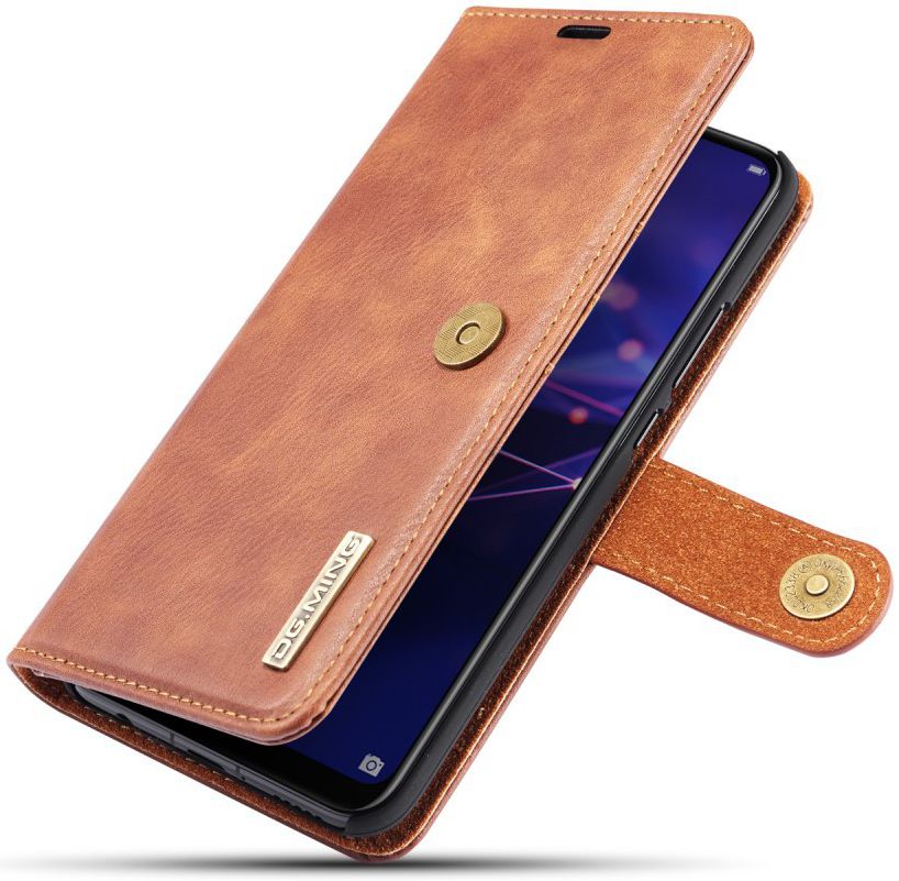 Huawei Mate 20 Lite Echt Leren 2-in-1 Portemonnee Hoesje Bruin afbeelding 4