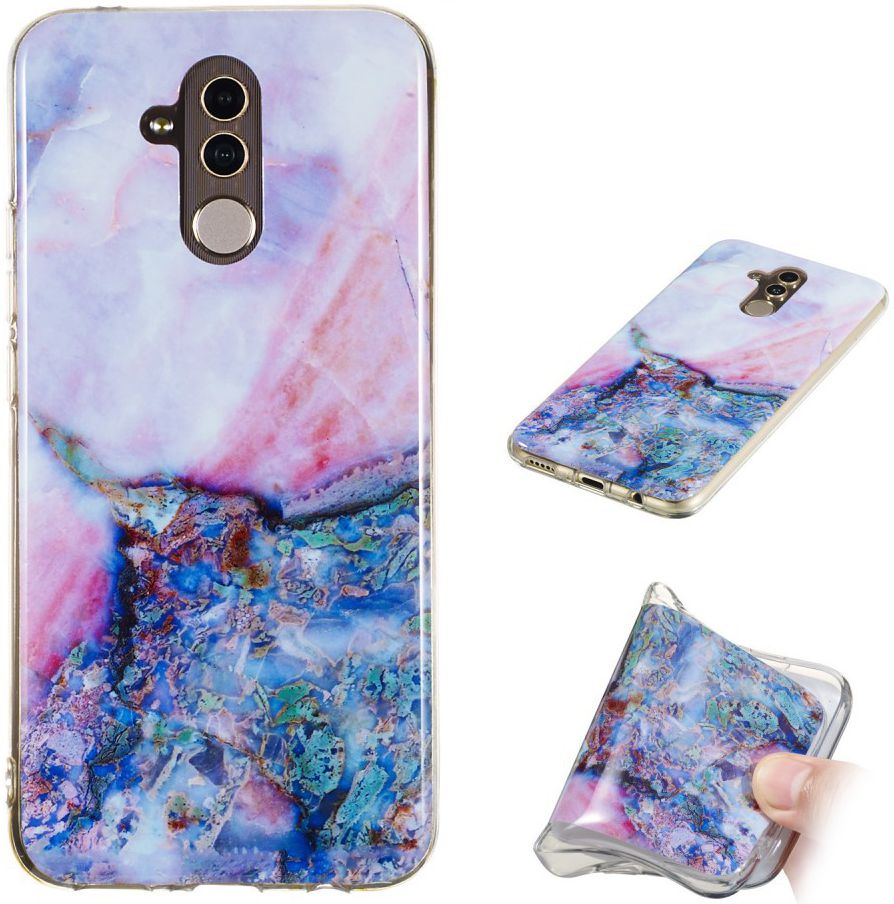 Huawei Mate 20 Lite TPU Hoesje Marmer Print afbeelding 2