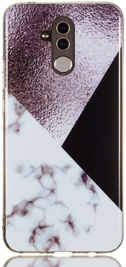Huawei Mate 20 Lite TPU Hoesje Triangle Pattern Print afbeelding 2