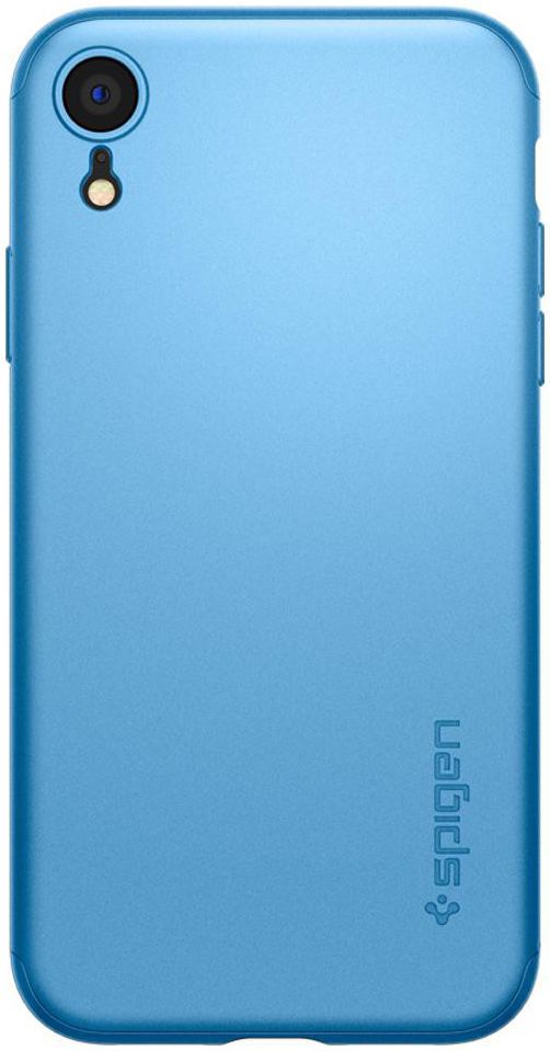 Spigen Thin Fit 360 Hoesje Apple iPhone XR Blue afbeelding 3