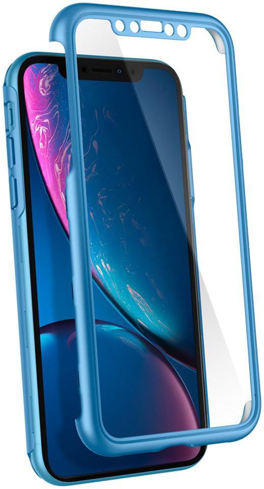 Spigen Thin Fit 360 Hoesje Apple iPhone XR Blue afbeelding 6