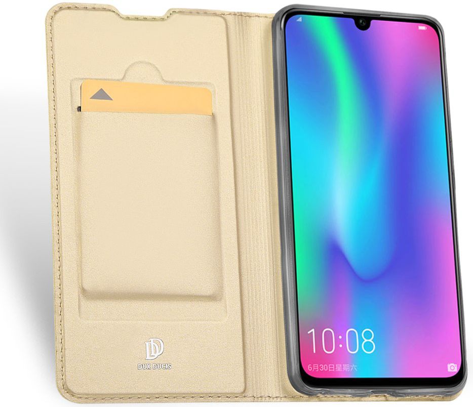Dux Ducis Book Case Huawei P Smart (2019) Hoesje Goud afbeelding 2