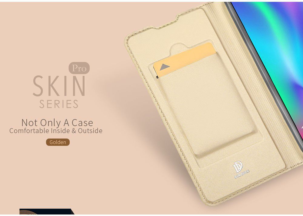 Dux Ducis Book Case Huawei P Smart (2019) Hoesje Goud afbeelding 7