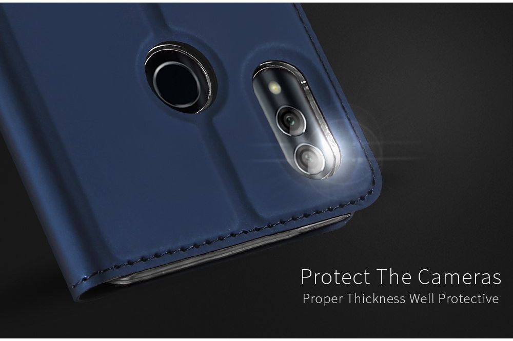 Dux Ducis Book Case Huawei P Smart (2019) Hoesje Blauw afbeelding 7