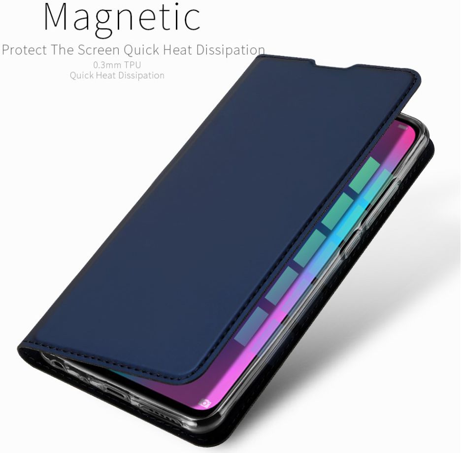 Dux Ducis Book Case Huawei P Smart (2019) Hoesje Blauw afbeelding 8