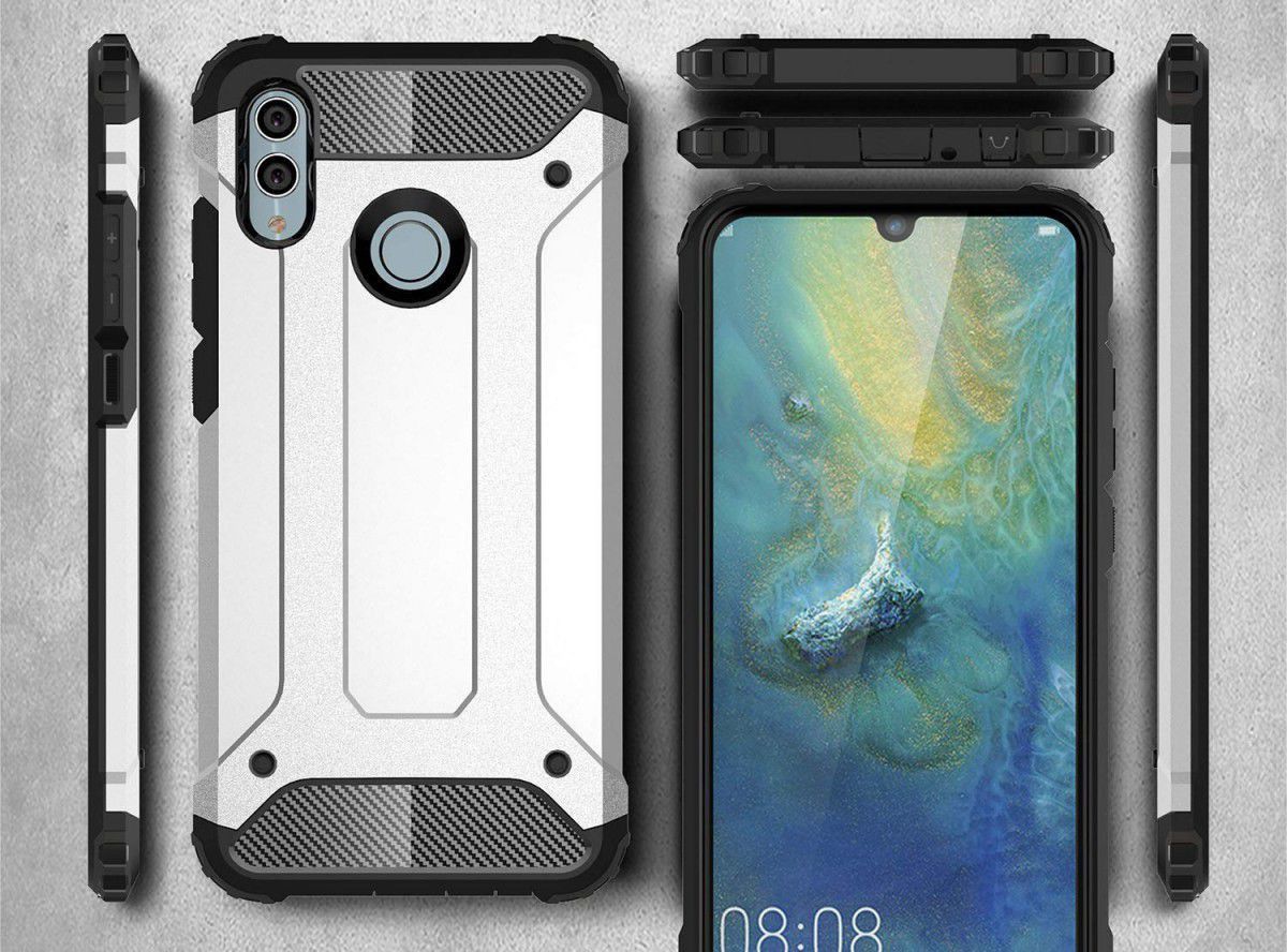 Huawei P Smart (2019) Hybride Hoesje Wit afbeelding 2