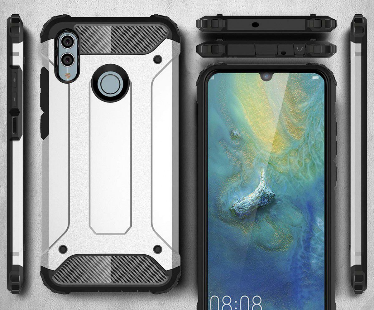 Huawei P Smart (2019) Hybride Hoesje Blauw afbeelding 2
