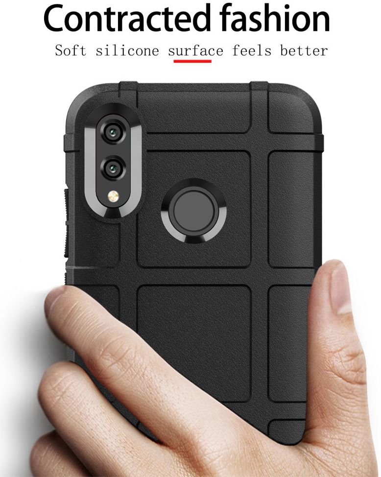 Huawei P Smart (2019) Rugged Armor Hoesje Donker Blauw afbeelding 5