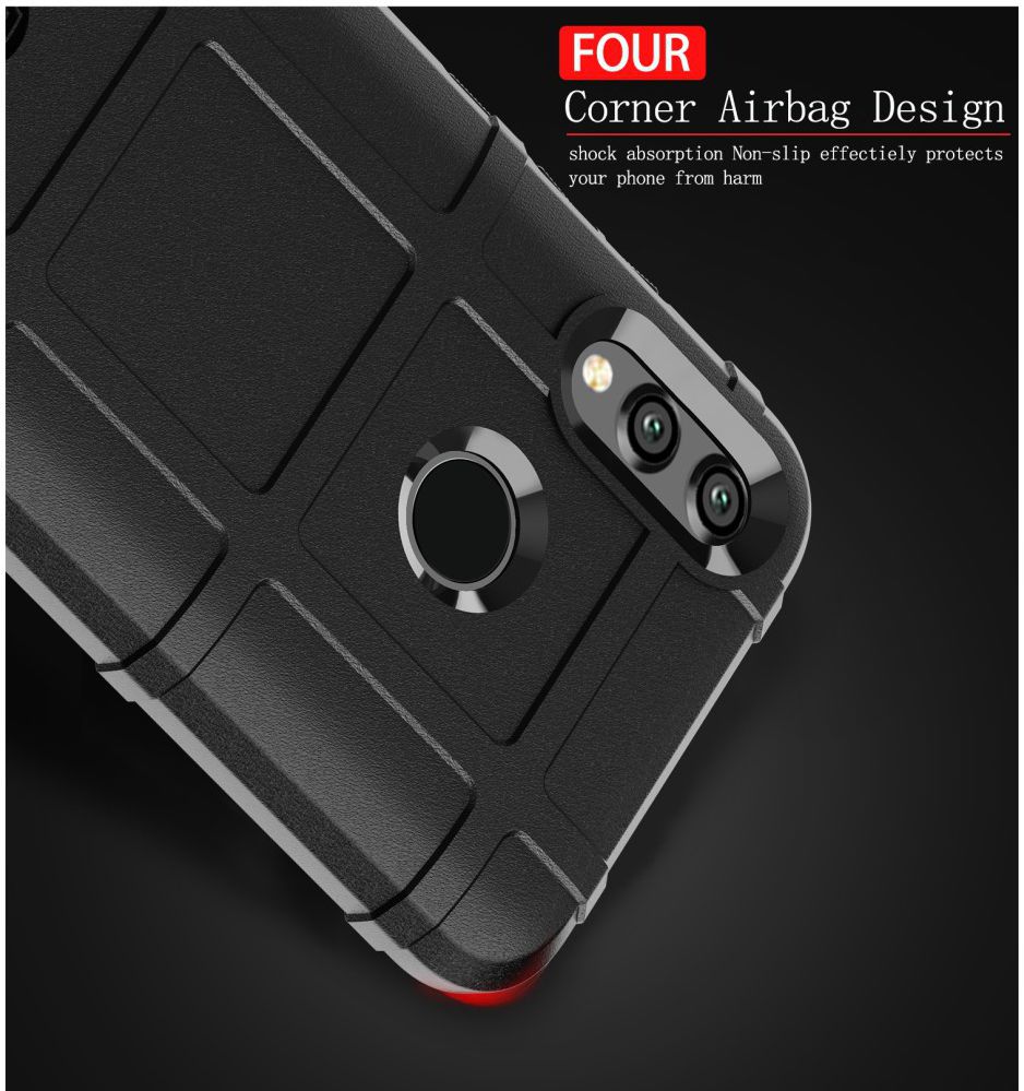 Huawei P Smart (2019) Rugged Armor Hoesje Donker Blauw afbeelding 6