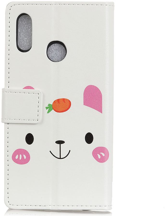 Huawei P Smart (2019) Portemonnee Hoesje met Konijn Print afbeelding 4