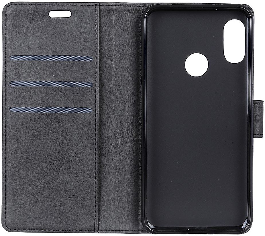 Huawei P Smart (2019) Matte Portemonnee Hoesje Zwart afbeelding 5