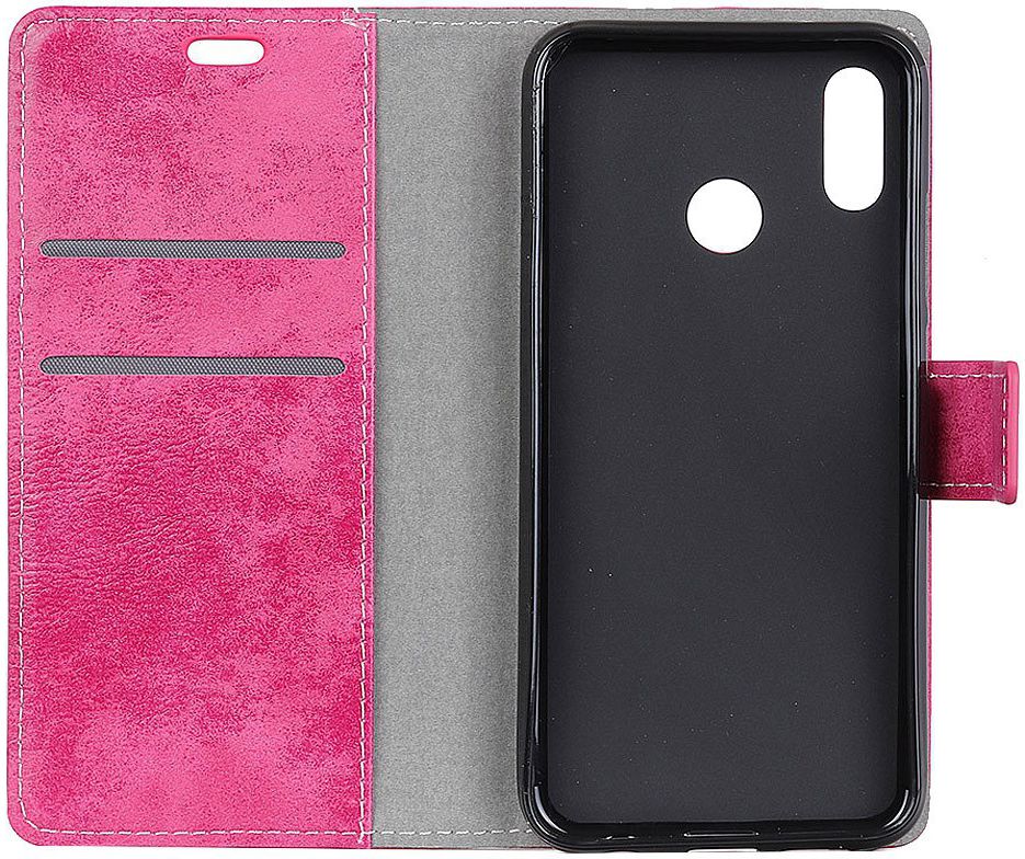 Huawei P Smart (2019) Retro Portemonnee Hoesje Roze afbeelding 2