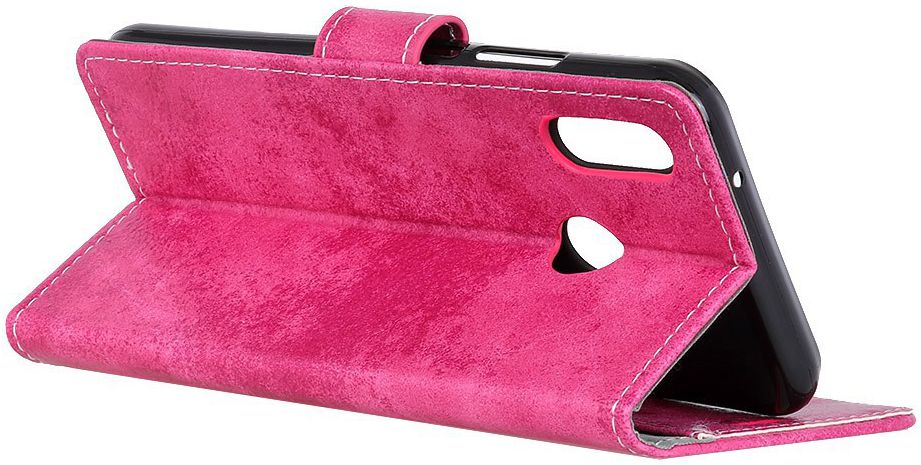 Huawei P Smart (2019) Retro Portemonnee Hoesje Roze afbeelding 6