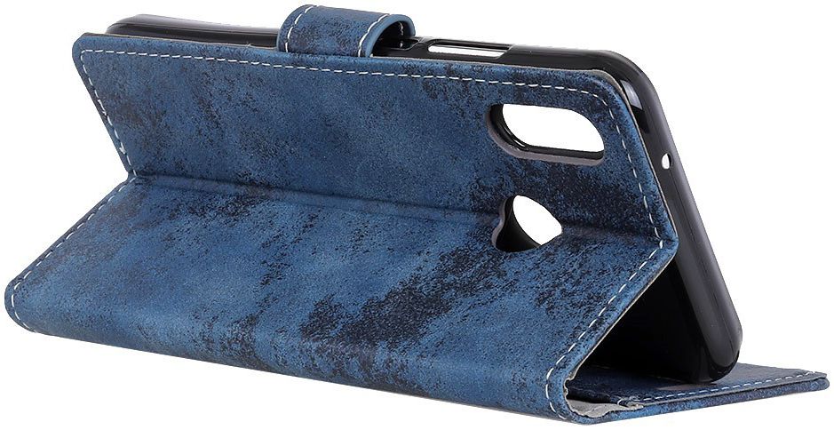 Huawei P Smart (2019) Retro Portemonnee Hoesje Blauw afbeelding 6