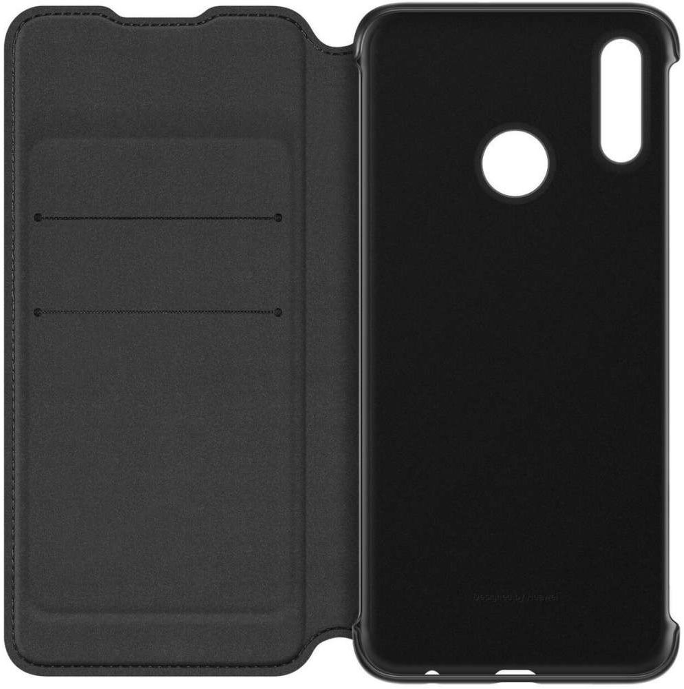 Huawei P Smart (2019) Originele Flip Cover Zwart afbeelding 3