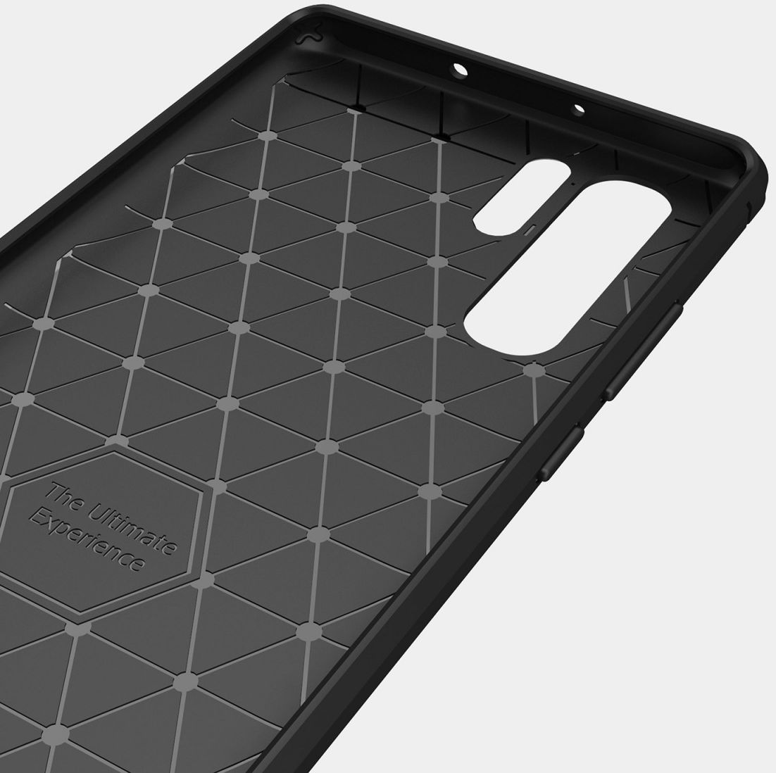 Huawei P30 Pro Geborsteld TPU Hoesje Blauw afbeelding 8