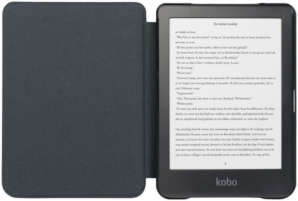 Kobo Clara HD Hoesje Book Case Zwart afbeelding 2