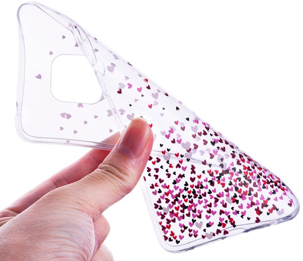 Huawei Mate 20 Pro TPU Hoesje met Print Hartjes afbeelding 2