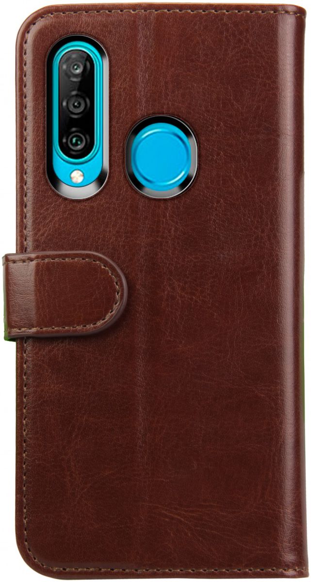 Rosso Element Huawei P30 Lite Hoesje Book Cover Bruin afbeelding 5