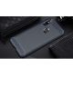 Xiaomi Mi Mix 3 Geborsteld TPU Hoesje Blauw