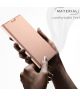 Sony Xperia 10 Plus Luxe Portemonnee Hoesje Roze Goud