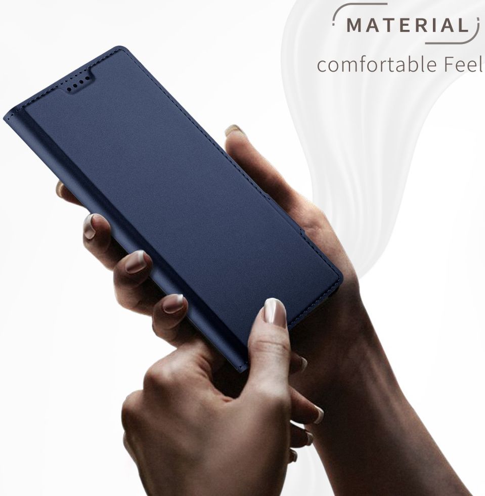 Sony Xperia 10 Plus Luxe Portemonnee Hoesje Blauw afbeelding 4