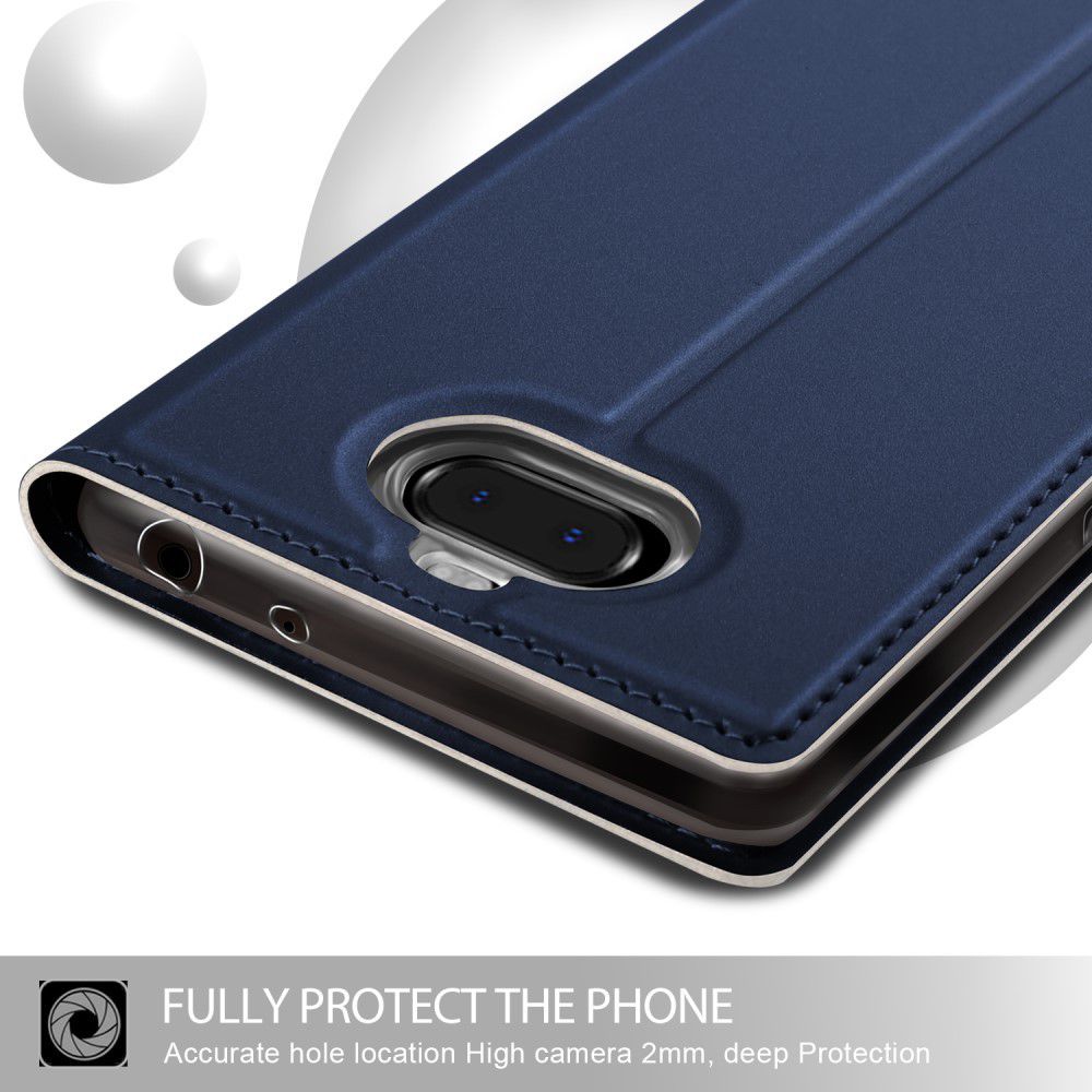 Sony Xperia 10 Plus Luxe Portemonnee Hoesje Blauw afbeelding 5