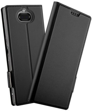 Sony Xperia 10 Luxe Portemonnee Hoesje Zwart Hoesjes
