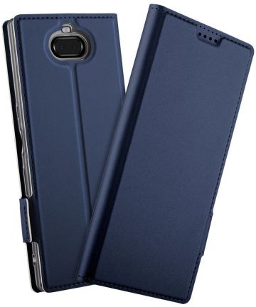 Sony Xperia 10 Luxe Portemonnee Hoesje Blauw Hoesjes