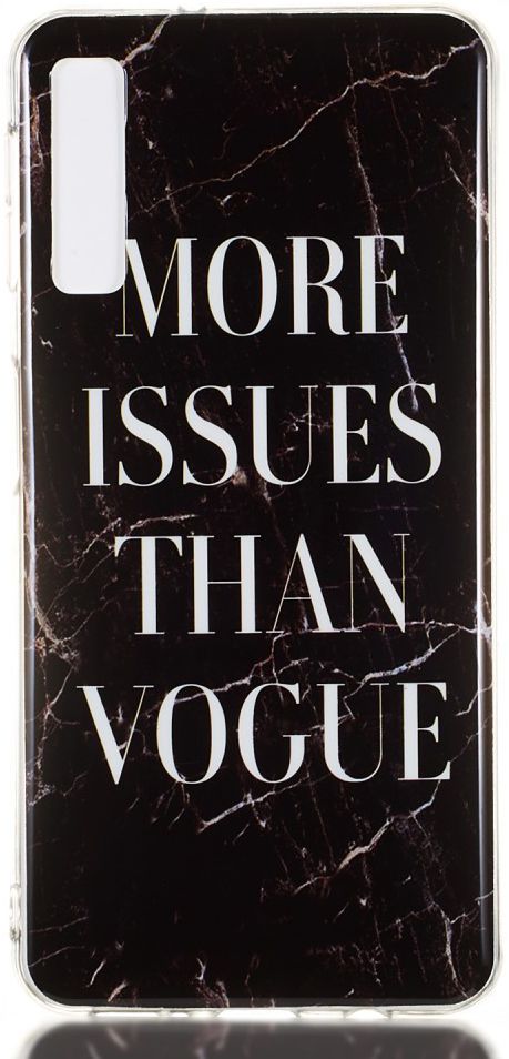 Samsung Galaxy A7 (2018) TPU Hoesje met Marmer Opdruk Vogue afbeelding 1