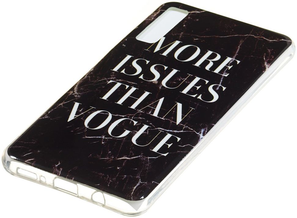 Samsung Galaxy A7 (2018) TPU Hoesje met Marmer Opdruk Vogue afbeelding 2