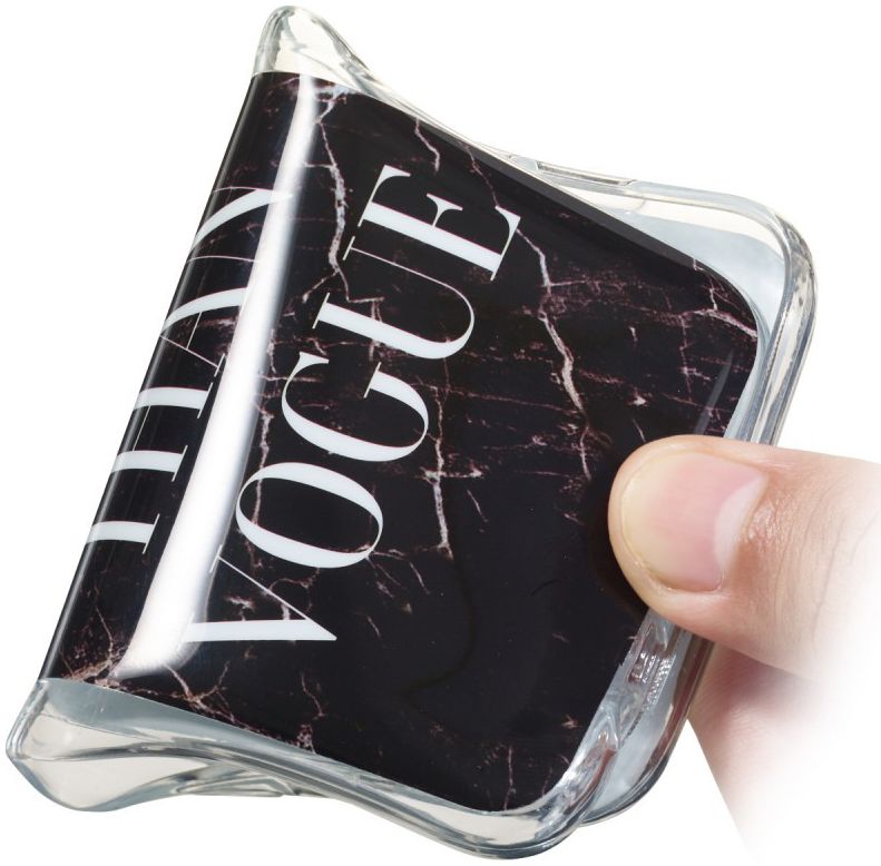 Samsung Galaxy A7 (2018) TPU Hoesje met Marmer Opdruk Vogue afbeelding 3