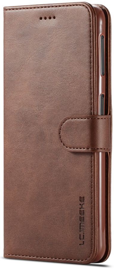 Samsung Galaxy A7 (2018) Stijlvol Portemonnee Bookcase Hoesje Coffee afbeelding 6