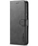 Samsung Galaxy A7 (2018) Stijlvol Portemonnee Bookcase Hoesje Zwart