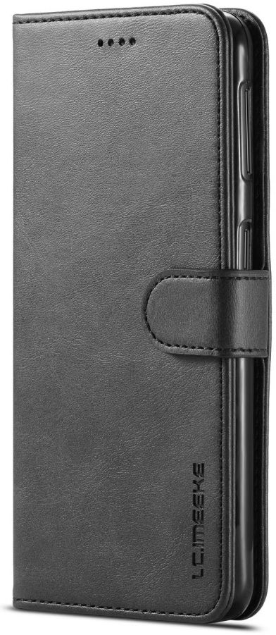 Samsung Galaxy A7 (2018) Stijlvol Portemonnee Bookcase Hoesje Zwart afbeelding 4