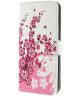 Nokia 5.1 Plus Portemonnee Hoesje met Blossom Print